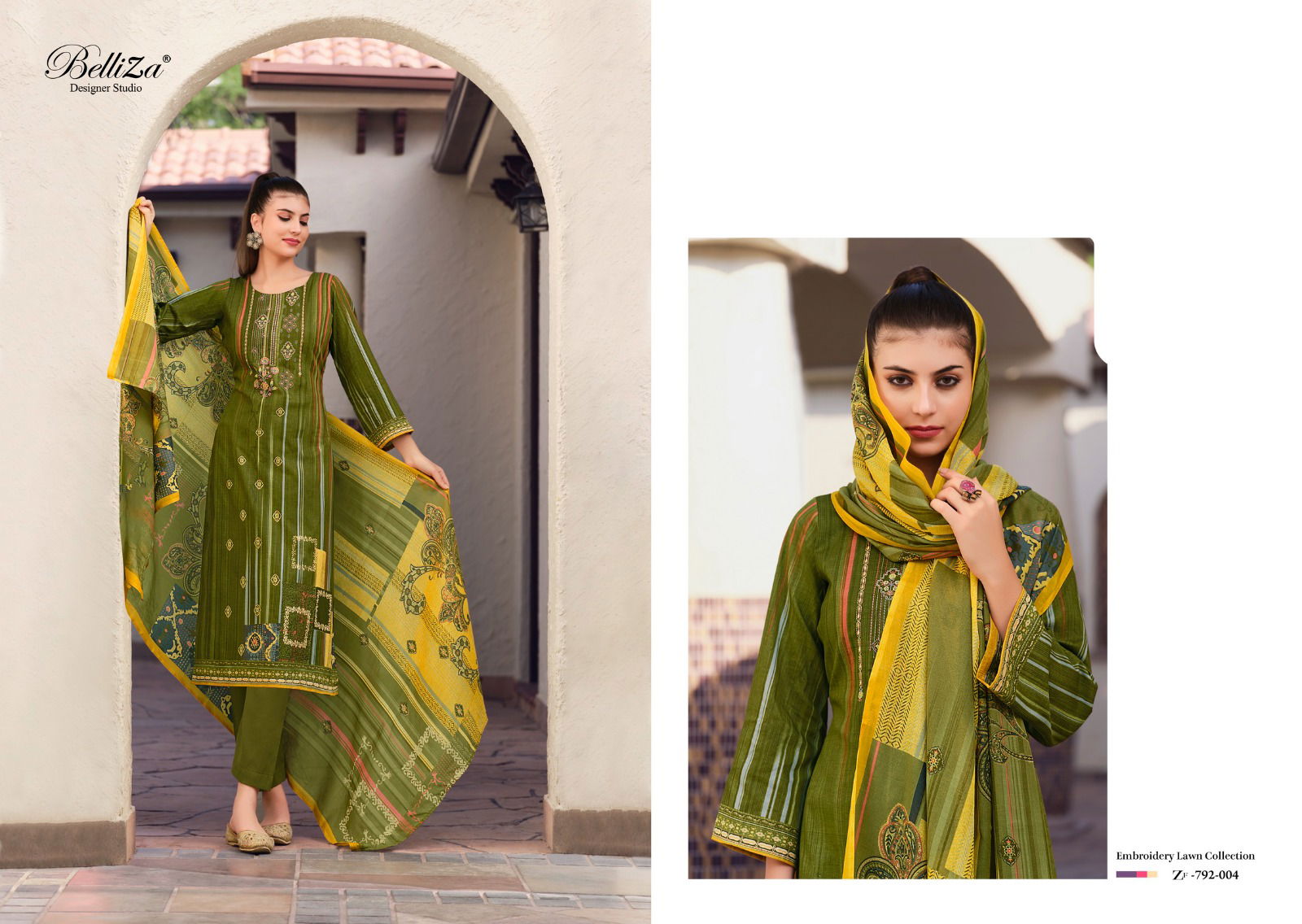 Naira By Belliza Printed Cotton Dress Material Catalog